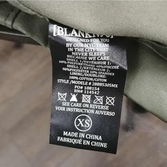 BlankNYC Olive Private‎ Practice Mixed Draped Coat - Picture 10 of 11